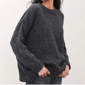 Jenni Kayne Cocoon Crewneck - Charcoal XXS - Brand New